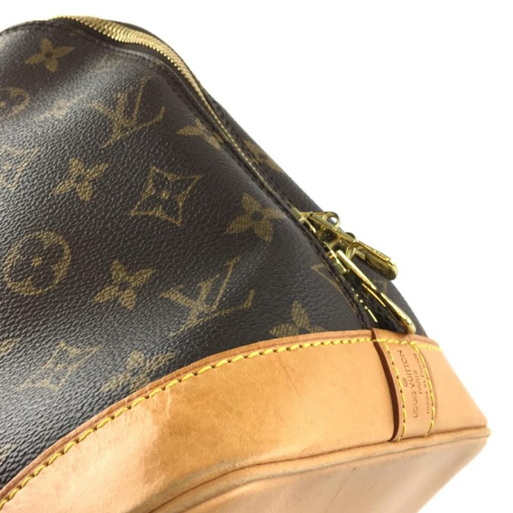 Louis Vuitton Alma Monogram Canvas Handbag Satchel - Picture 10 of 12